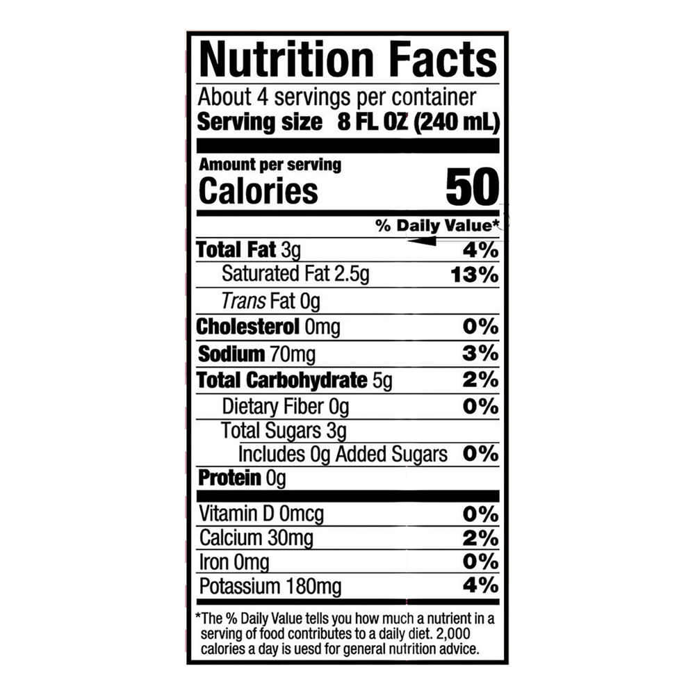 Vita Coco Coconut Milk, OriginalNutritionFacts