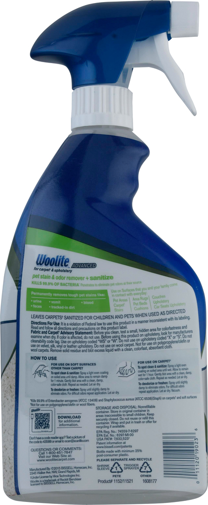 Woolite advanced stain & odor remover cheap