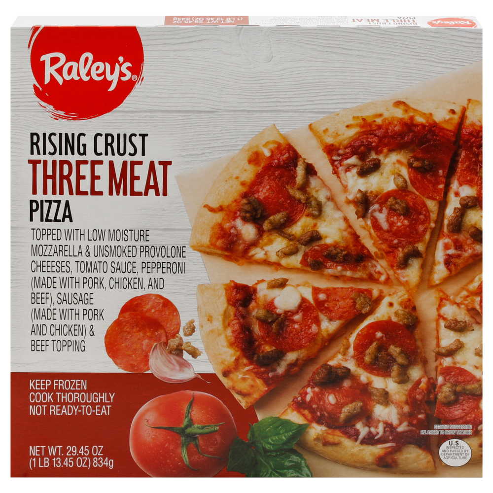 Raley's Pizza, Rising Crust, Three Meat