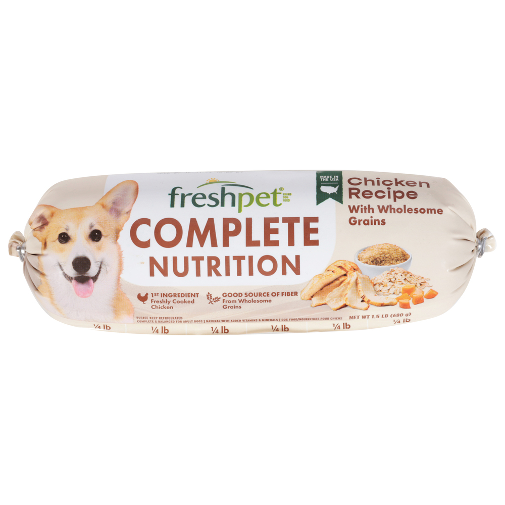 Freshpet Complete Nutrition Dog Food Complete Nutrition Chicken Recipe