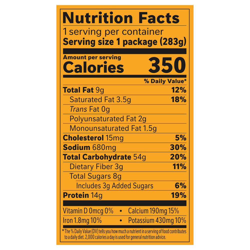 Lean Cuisine Classic Five Cheese Rigatoni-Nutrition-Facts