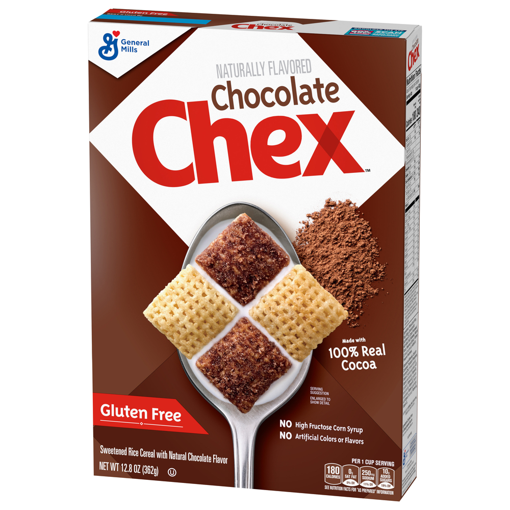 Chex Cereal, ChocolateFrontRightElevated