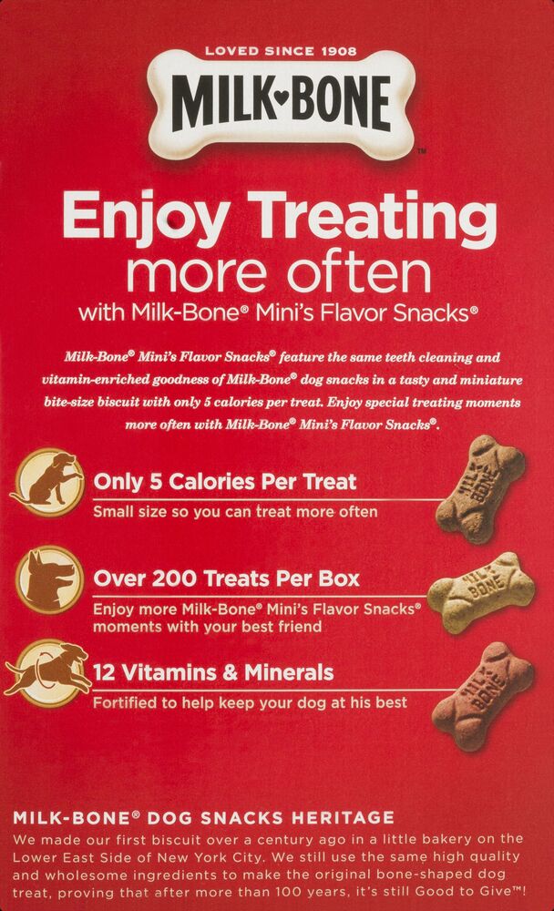 Milk bone mini's ingredients outlet