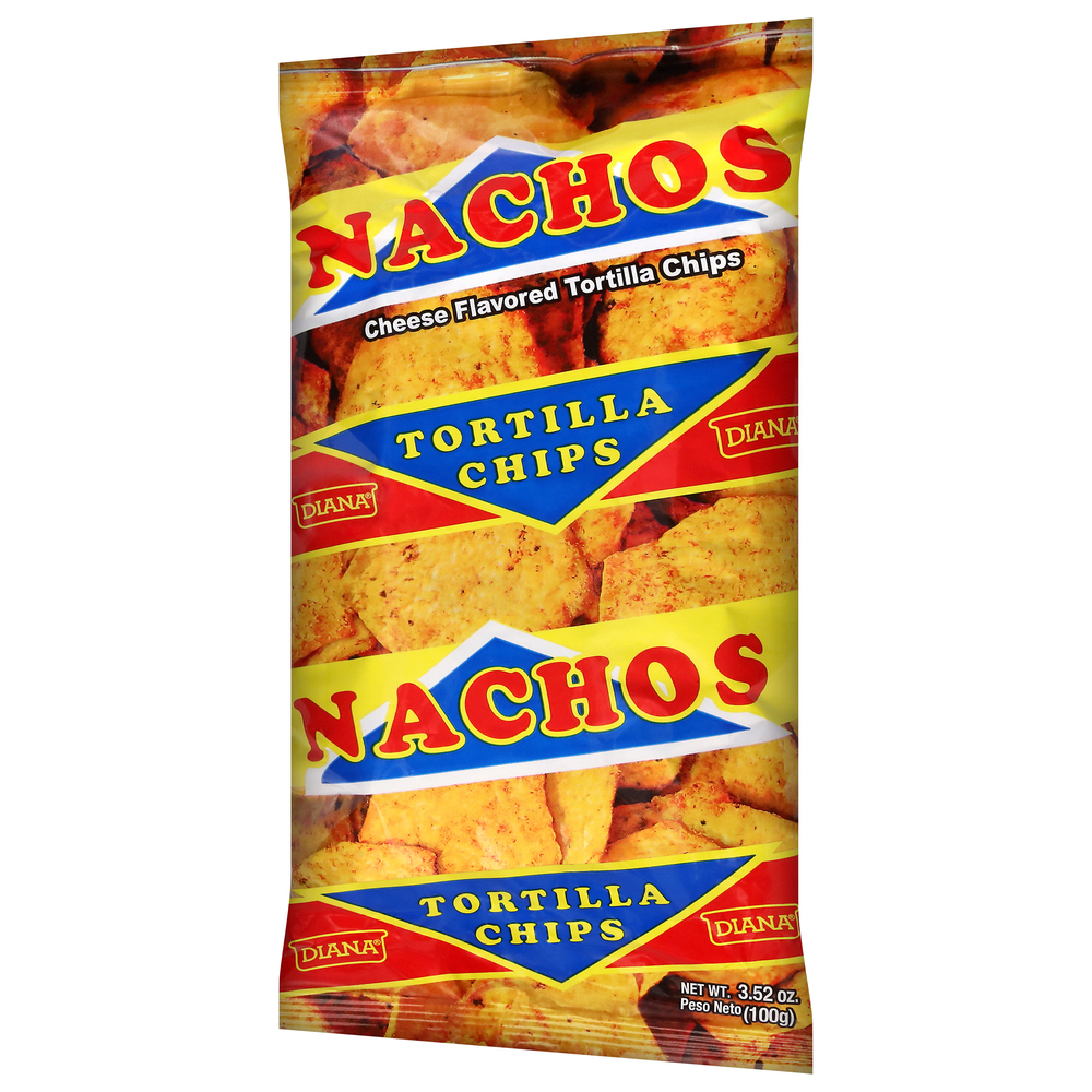 Diana Tortilla Chips, Cheese Flavored, Nachos