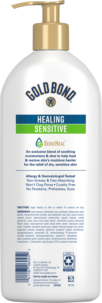 Gold Bond Body & Face Lotion, Daily, Healing, Sensitive