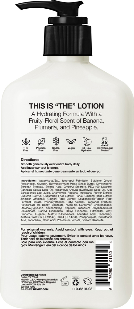 Hempz Hydrate + Nourish Herbal Original Body Moisturizer