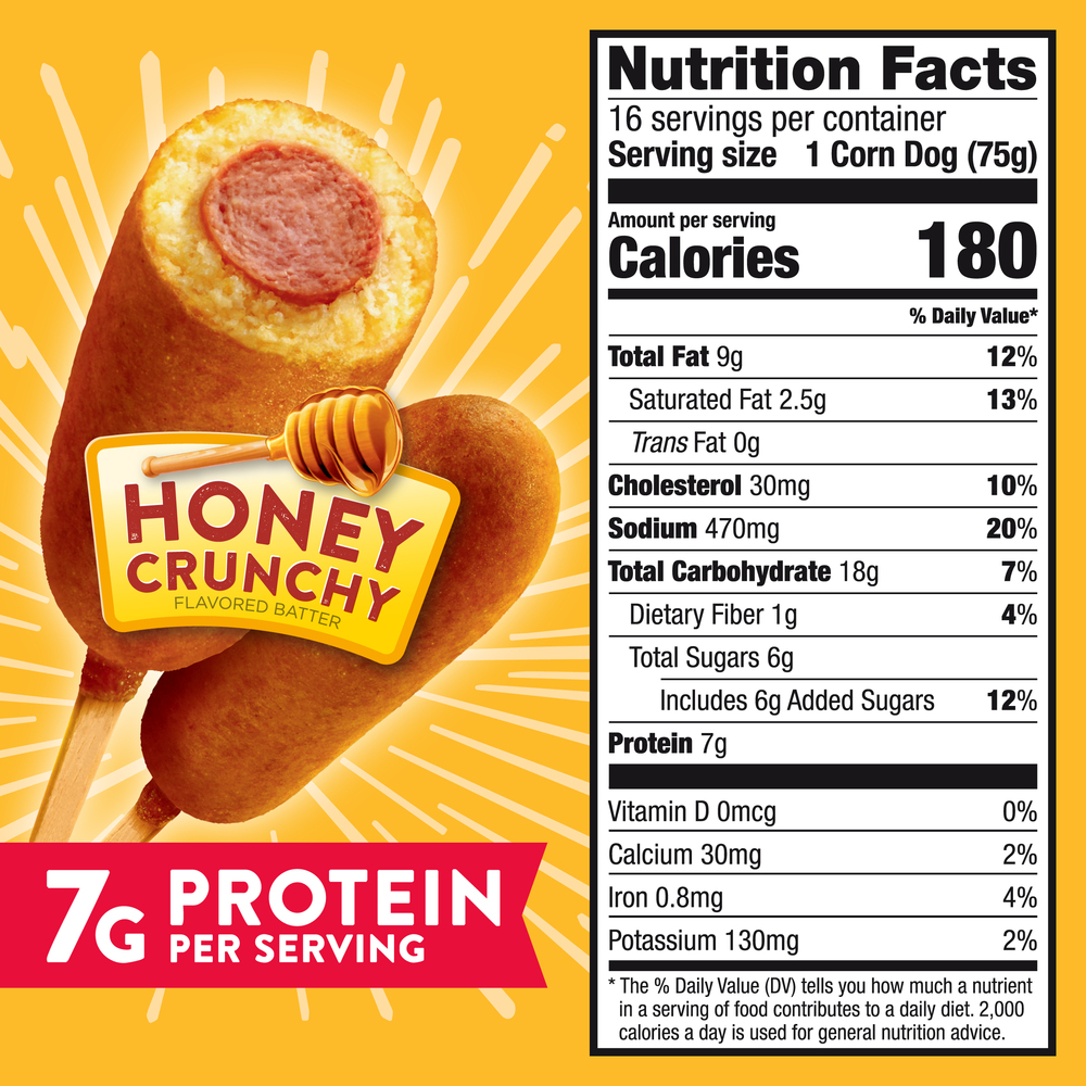 Foster Farms Corn Dogs Honey Crunchy