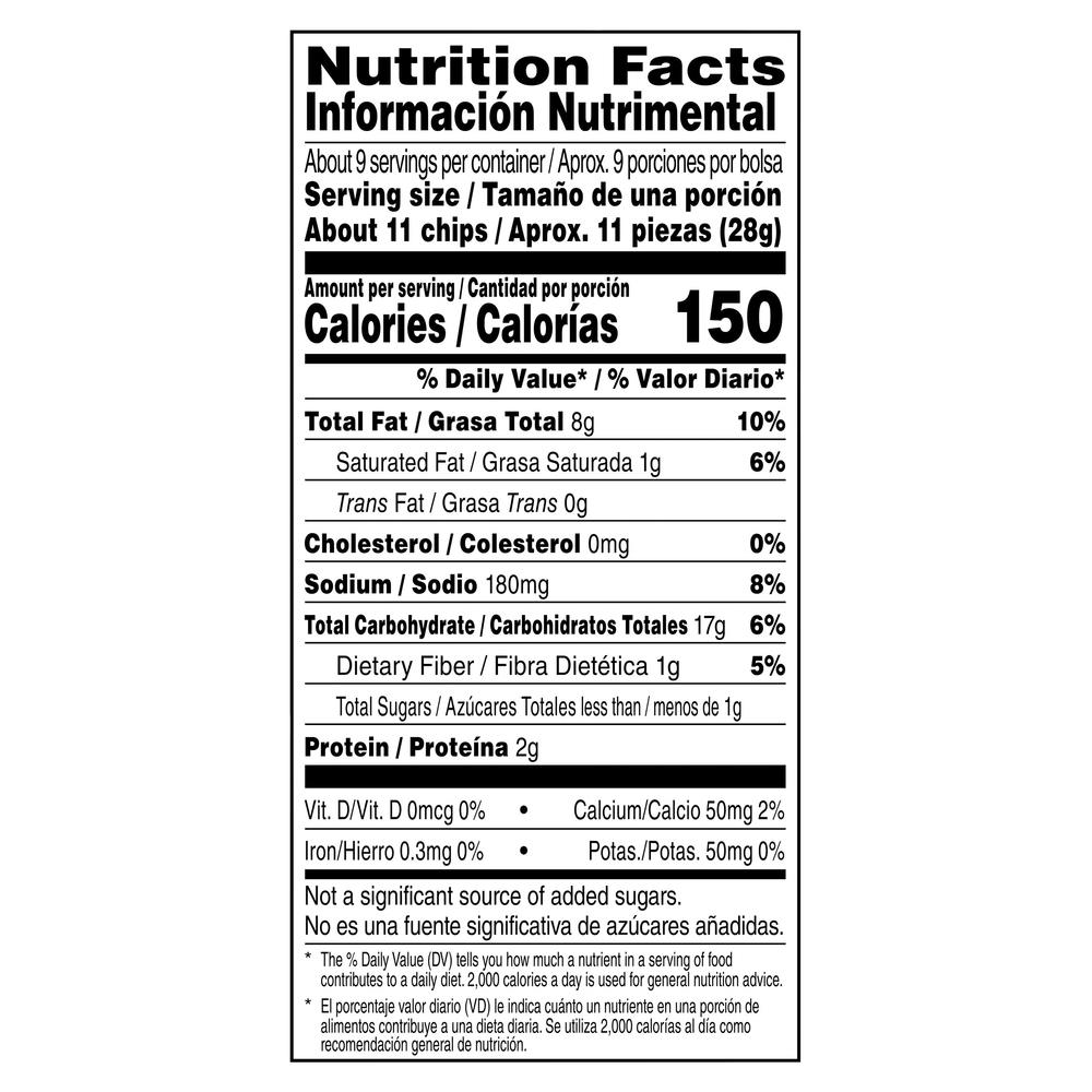 Nutritional Value Of Chips And Salsa