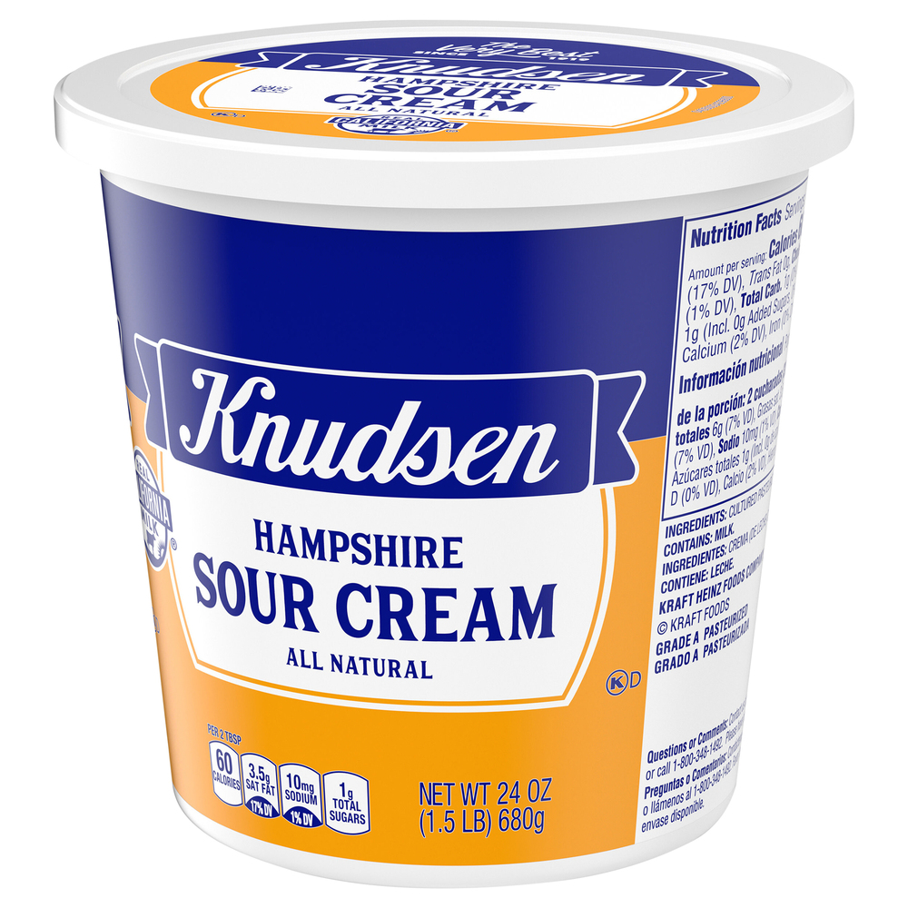 Knudsen Sour Cream, HampshireFrontRightElevated