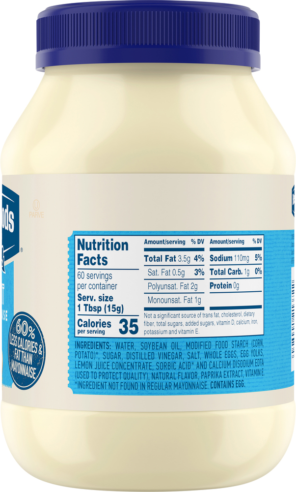 Best Foods Mayonnaise, LightPlanogramRight