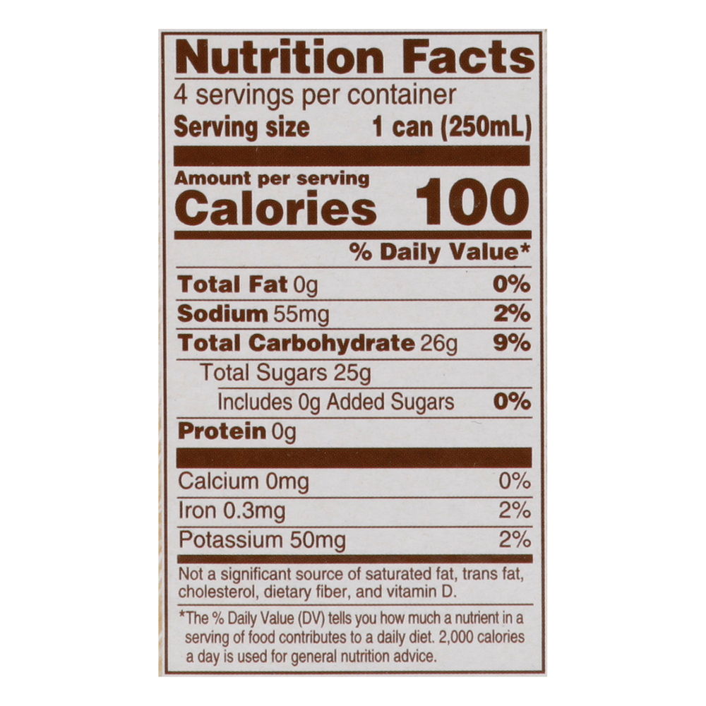 Raley's Sparkling Juice, Passion FruitNutritionFacts