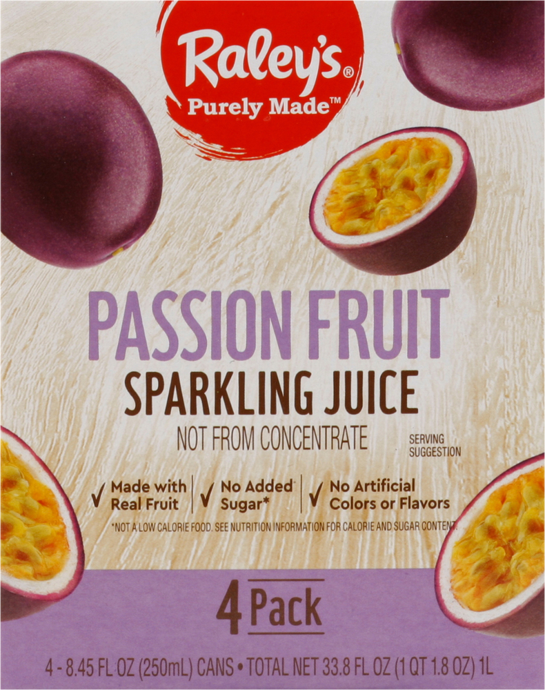 Raley's Sparkling Juice, Passion FruitPlanogramLeft