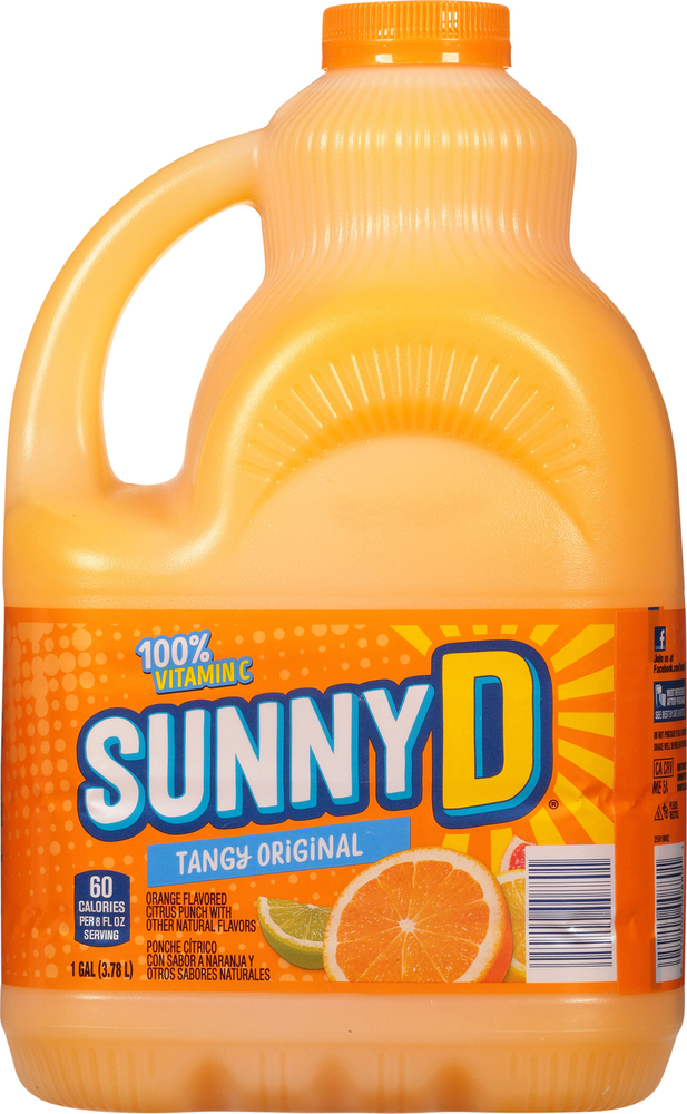 Sunny D Citrus Punch Tangy Original