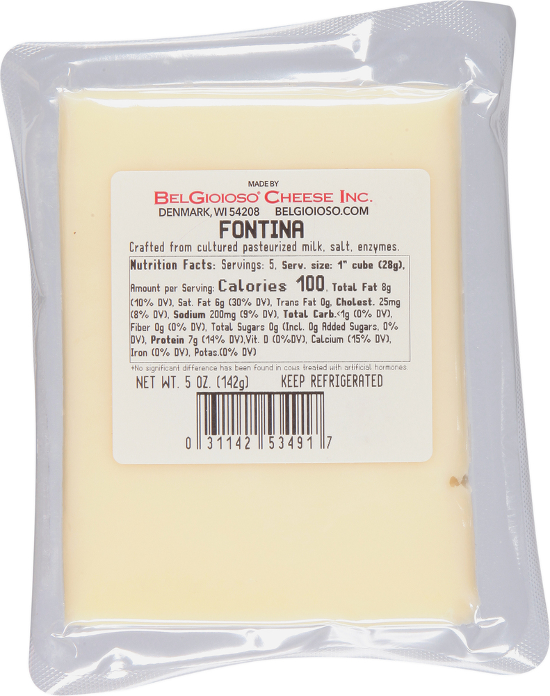 BelGioioso Cheese Fontina Planogram Back 10410044 Planogram Back 