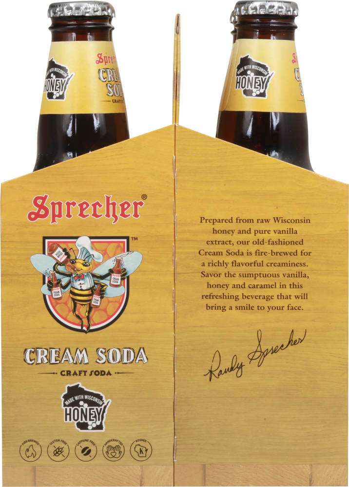Sprecher Craft Soda, Cream Soda