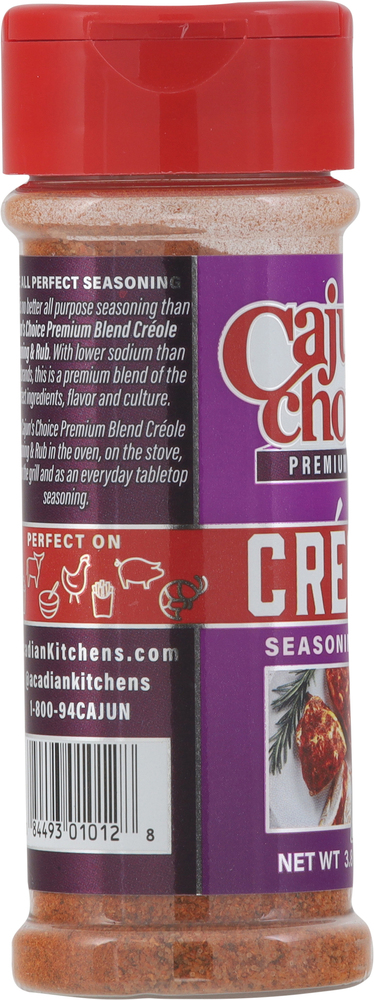 Cajun's Choice Seasoning & Rub, CreolePlanogramLeft