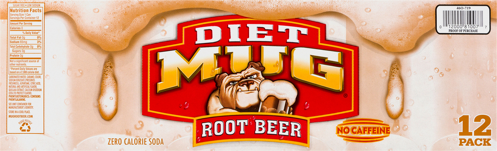 Mug Root Beer, Zero Sugar Mug Root Beer, Zero Sugar