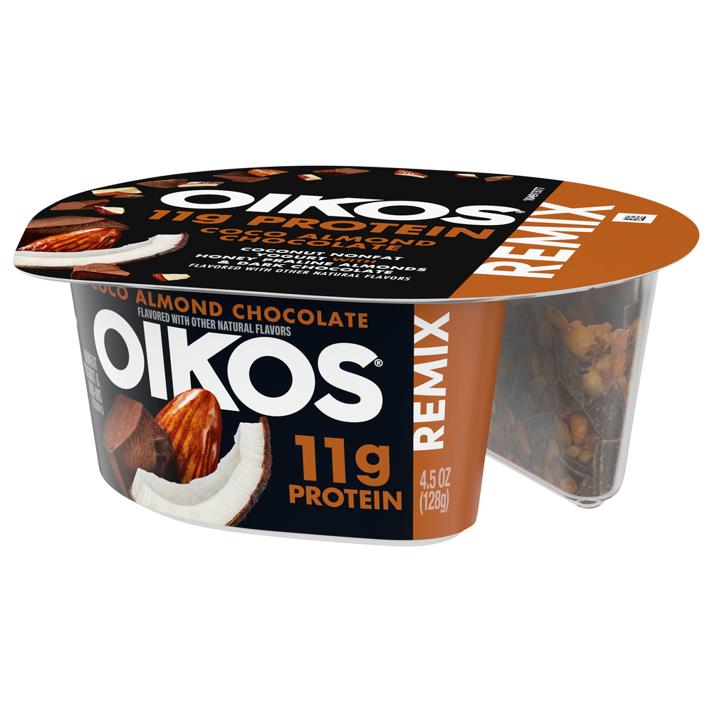 Oikos Remix Nonfat Coco Almond Chocolate Yogurt & Mix-Ins