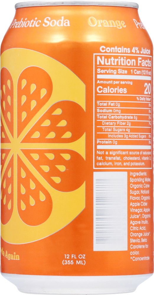 Poppi Orange Prebiotic Soda