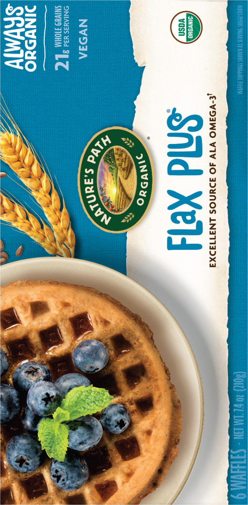 Nature's Path Organic Flax Plus Waffles
