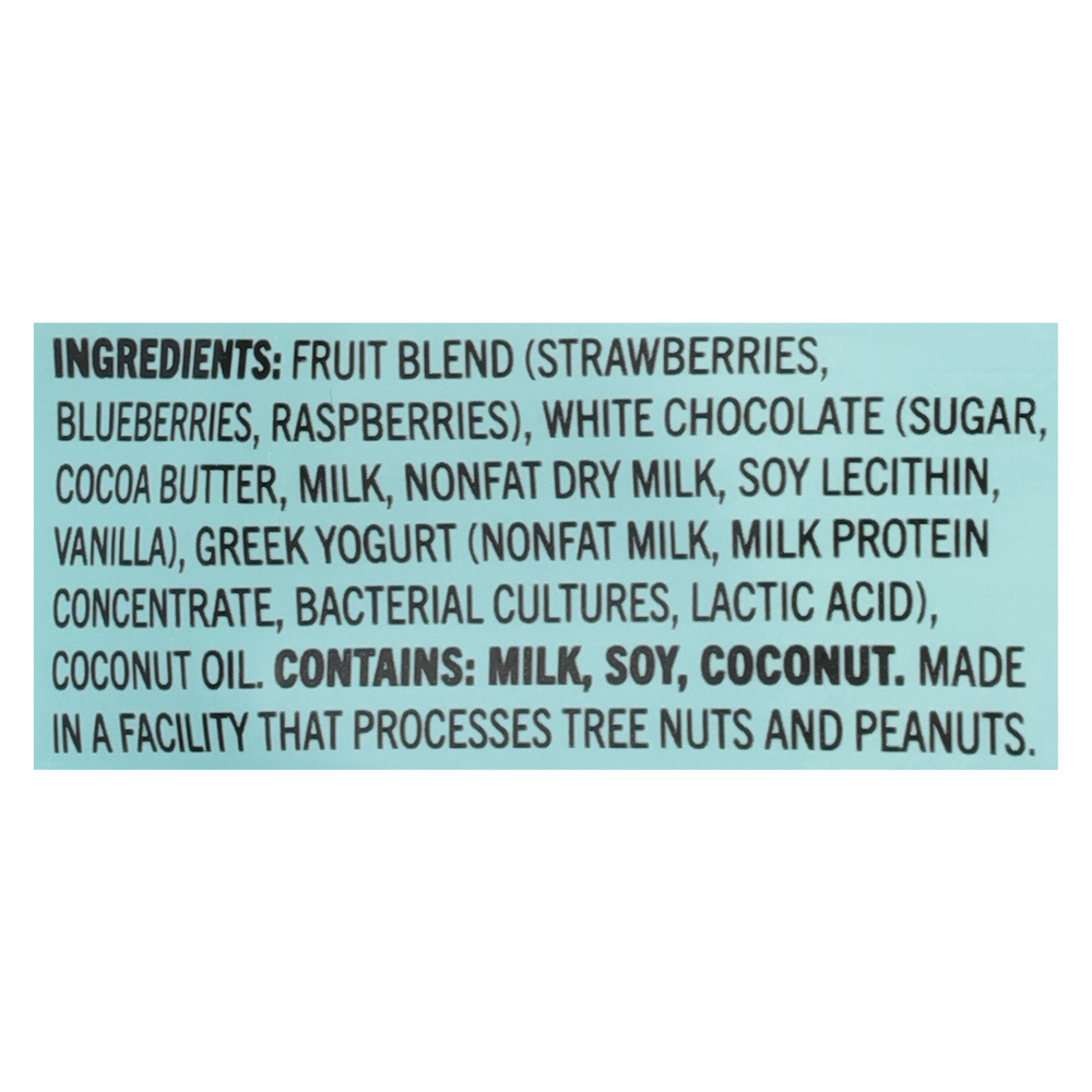 Enlightened Triple Berry Frozen Yogurt Bark