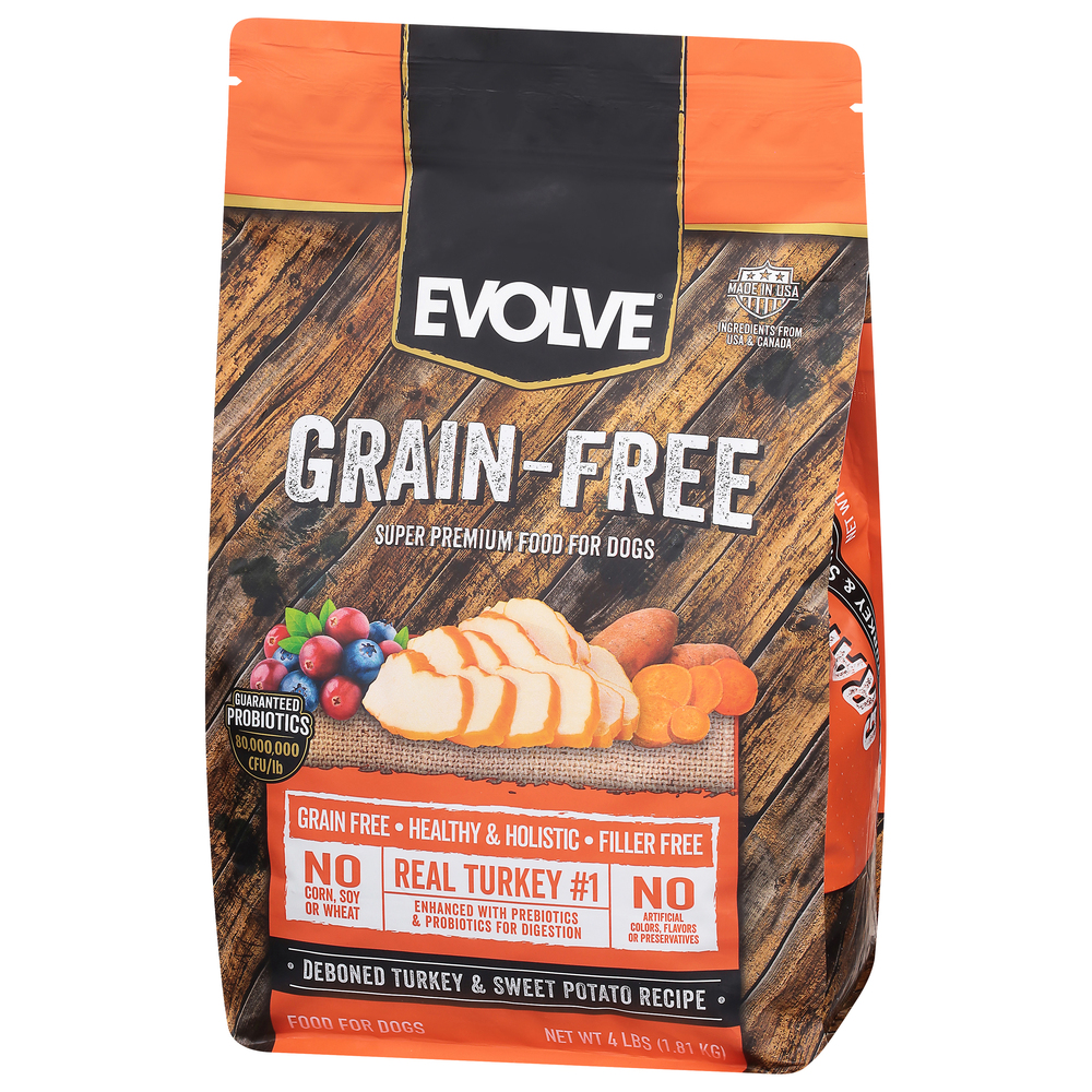 Evolve dog food ingredients clearance