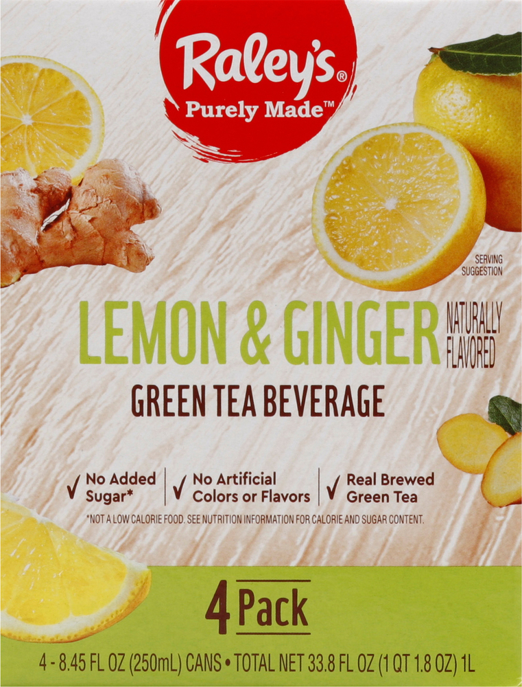 Raley's Purely Made Lemon & Ginger Green Tea