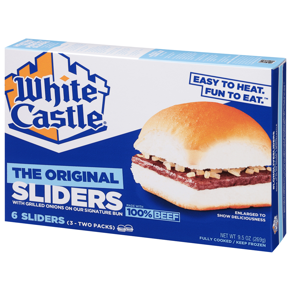 White castle sliders the original front right elevated