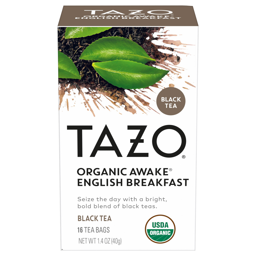 Tazo Regenerative Organic Awake Tea Bags English Breakfast Black Tea