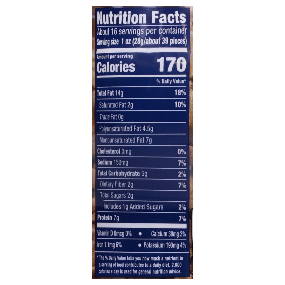 Planters Peanuts, Salted, Dry RoastedNutritionFacts