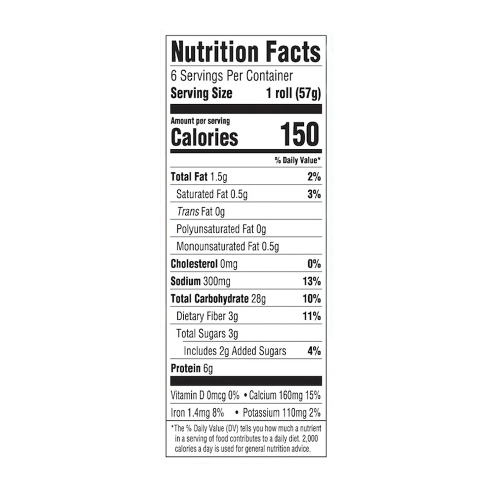 Oroweat Sandwich Thins Multigrain Nutrition Facts oroweat-sandwich-thins-multigrain-nutrition-facts