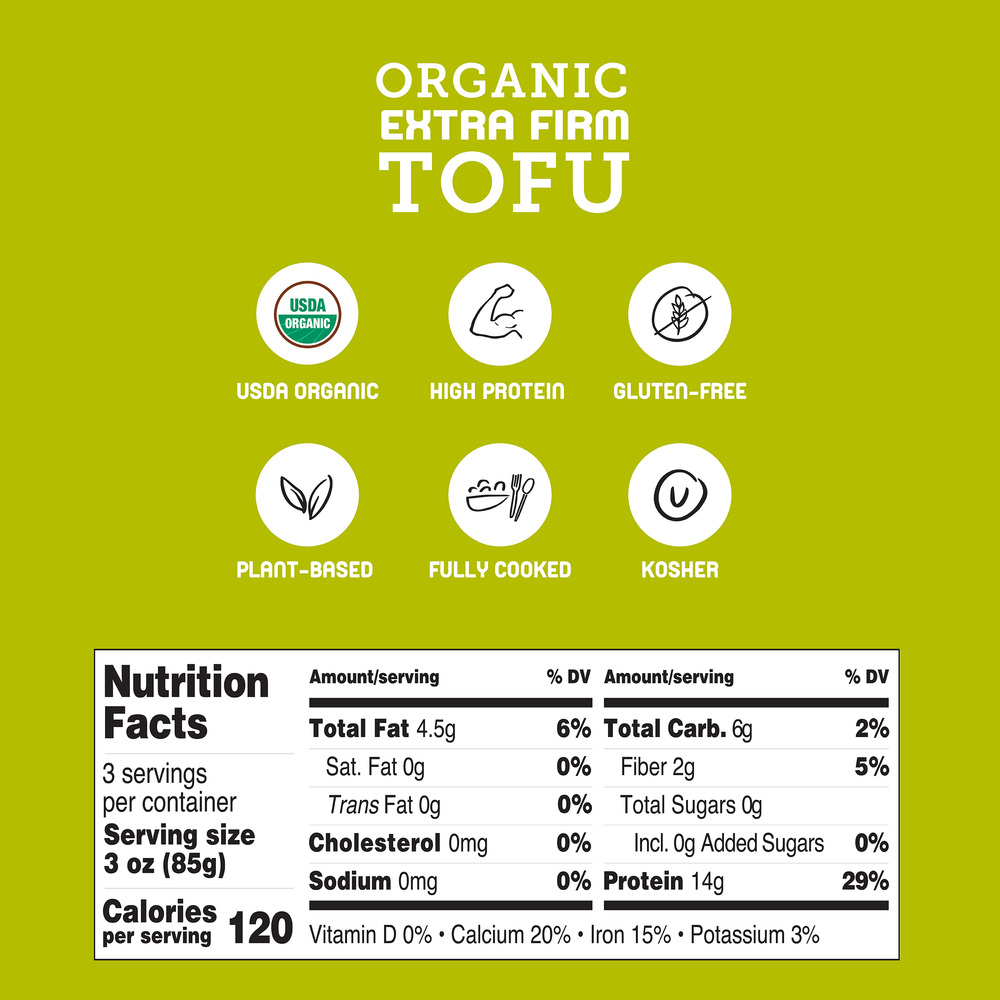 Hodo Tofu, Organic, Extra Firm