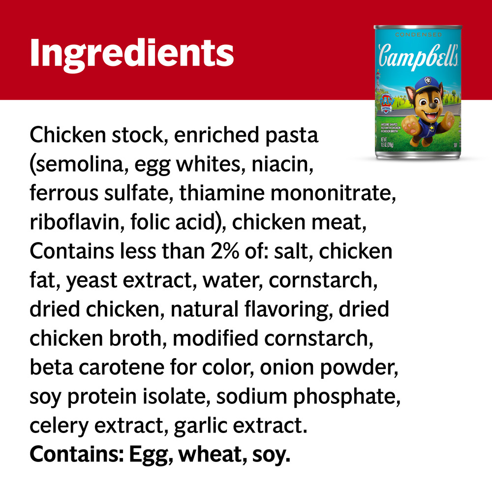 Campbell's® Condensed Awesome Shapes Pasta With Chicken in Chicken