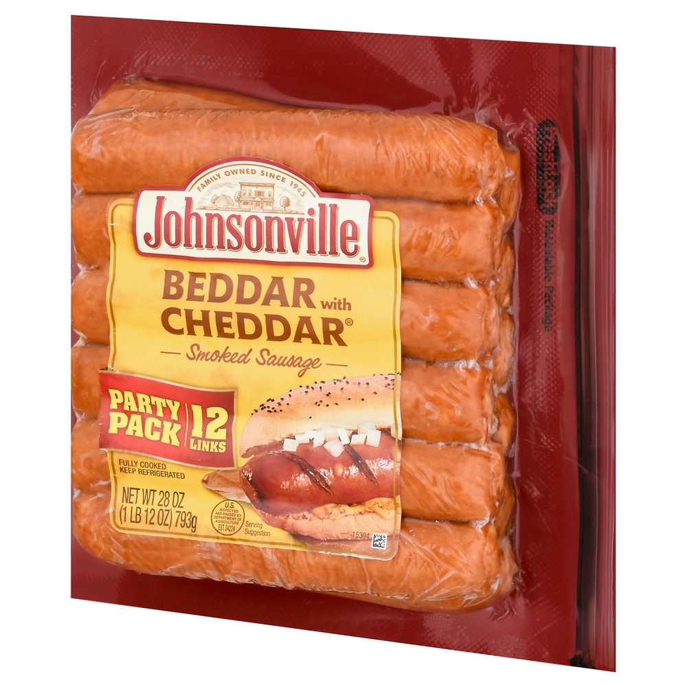 Johnsonville beddar sale with cheddar