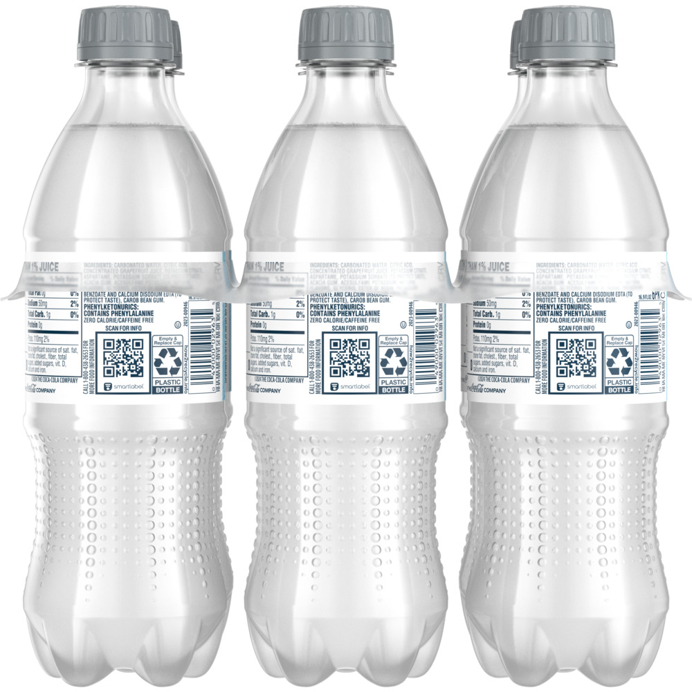 Fresca Soda Water, Grapefruit Citrus, Sparkling, OriginalPlanogramBack