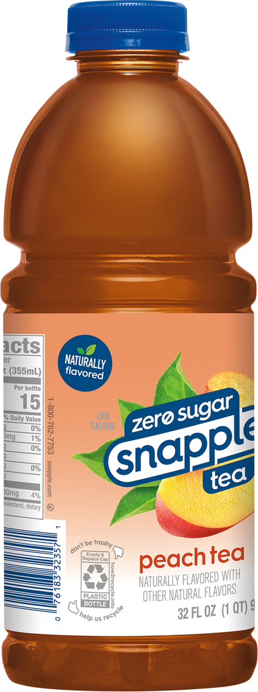 Snapple Tea, Zero Sugar, Peach