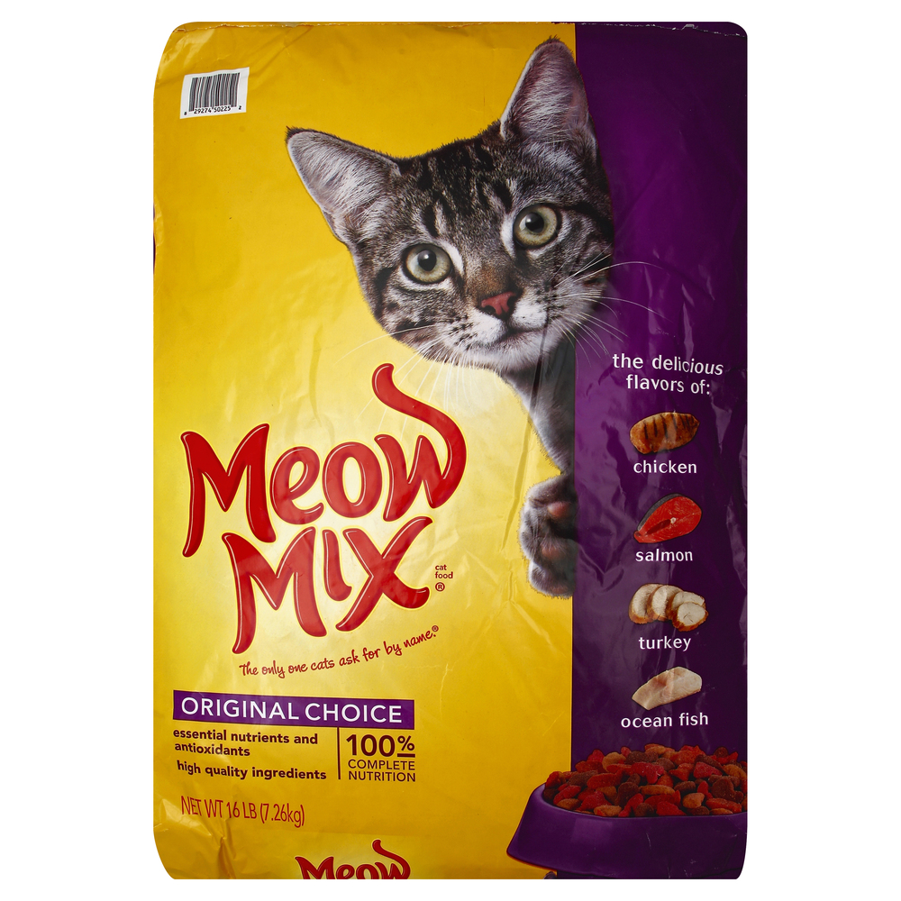Meow Mix Cat Food Original Choice