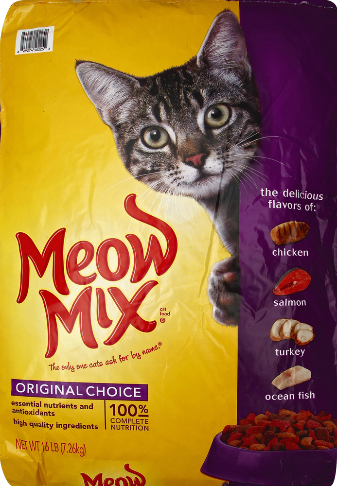 Meow Mix Cat Food Original Choice
