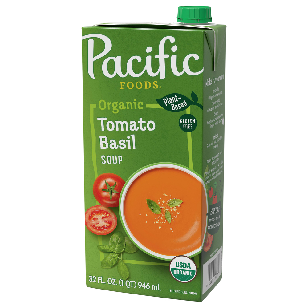 Pacific Foods Organic Tomato Basil Soup-Front-Right-Elevated
