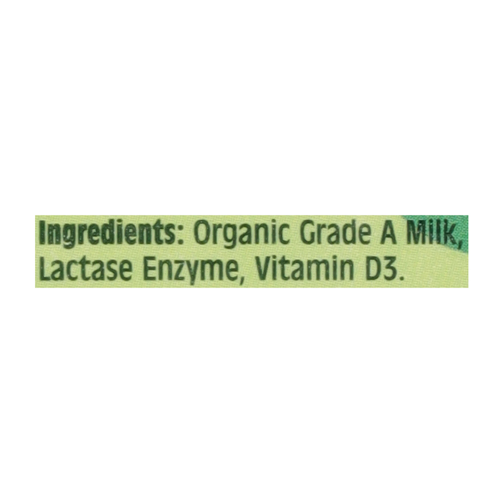 Organic Valley Milk, Lactose Free, Whole