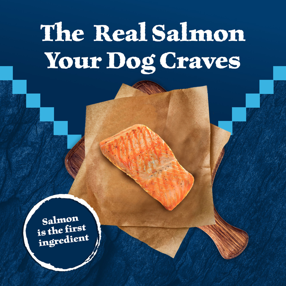 Blue Buffalo Wilderness Adult High-Protein Dry Dog Food Natural Salmon with Wholesome Grains-Nutrition-Facts