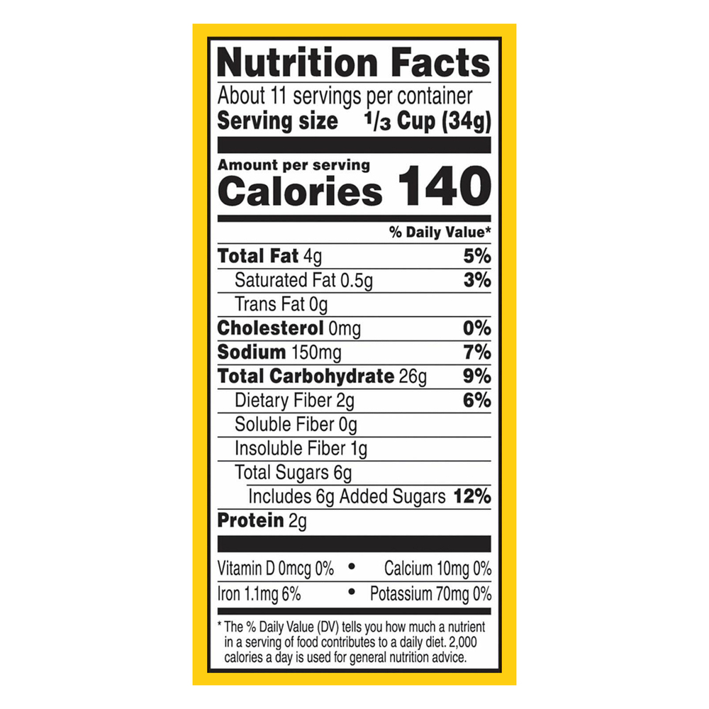 Kellogg's Graham Cracker, Original, CrumbsNutritionFacts