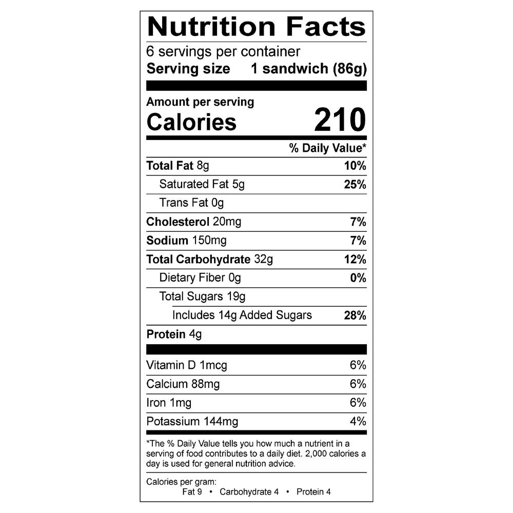 FatBoy Ice Cream Sandwiches, Cookies 'N Cream