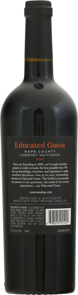Educated Guess Cabernet Sauvignon Napa County 2021