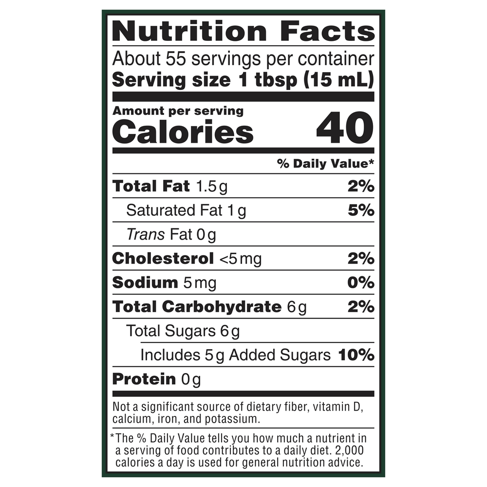 Starbucks Coffee Creamer, Cinnamon Dolce LatteNutritionFacts