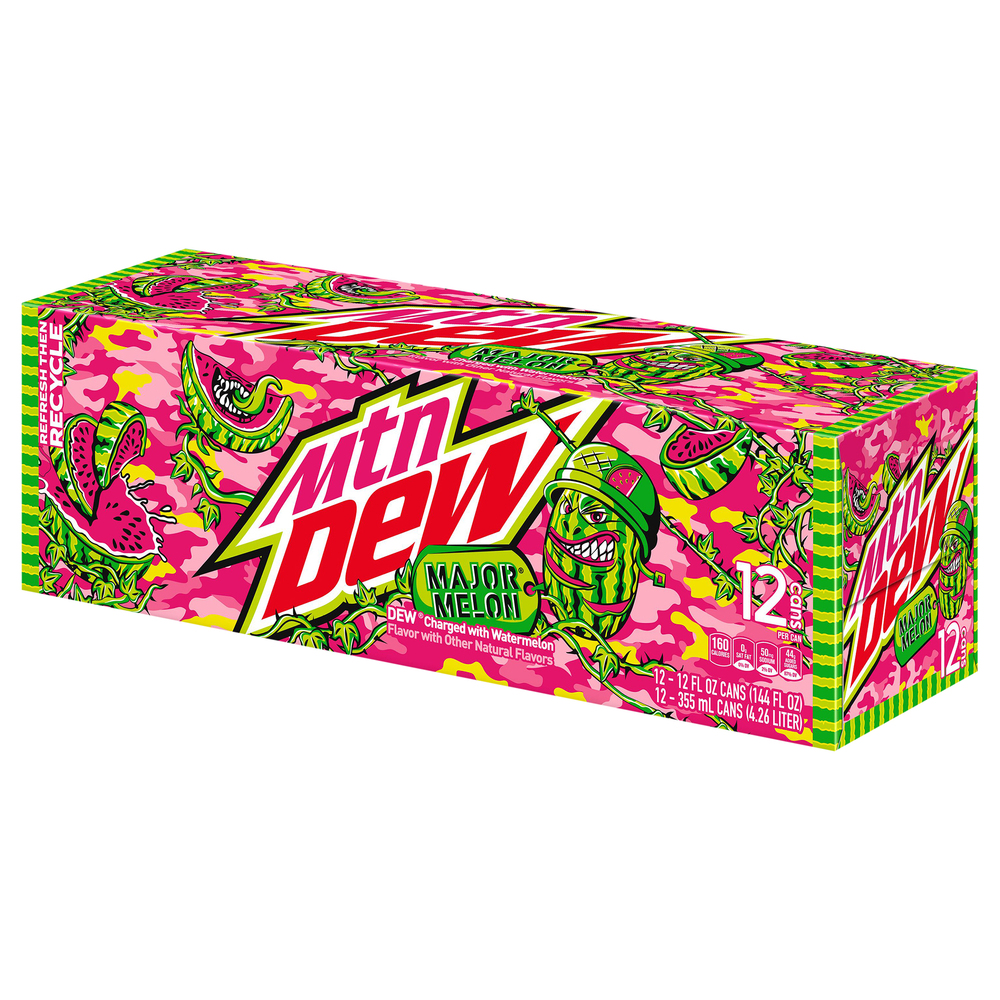 Mtn Dew Soda, Major Melon