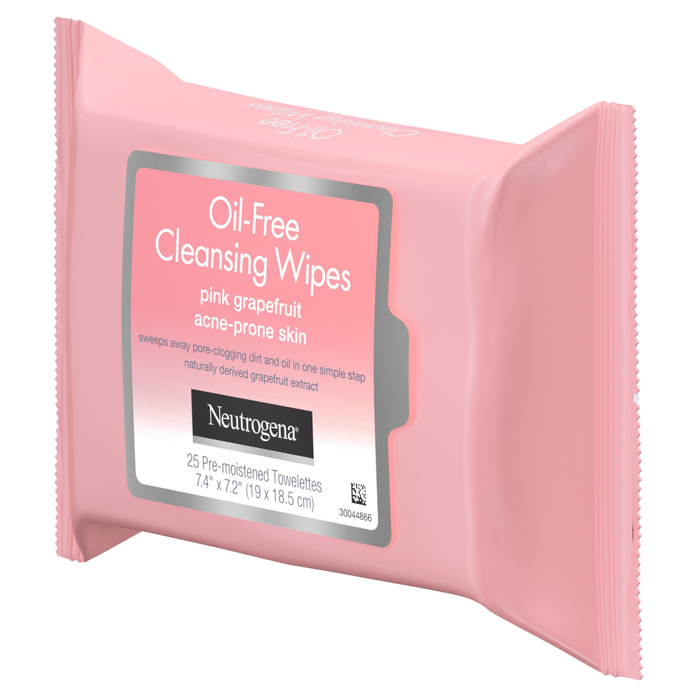 Neutrogena Facial Cleansing Wipes Wipes Scented Pink Grapefruit Combination Skin Skin