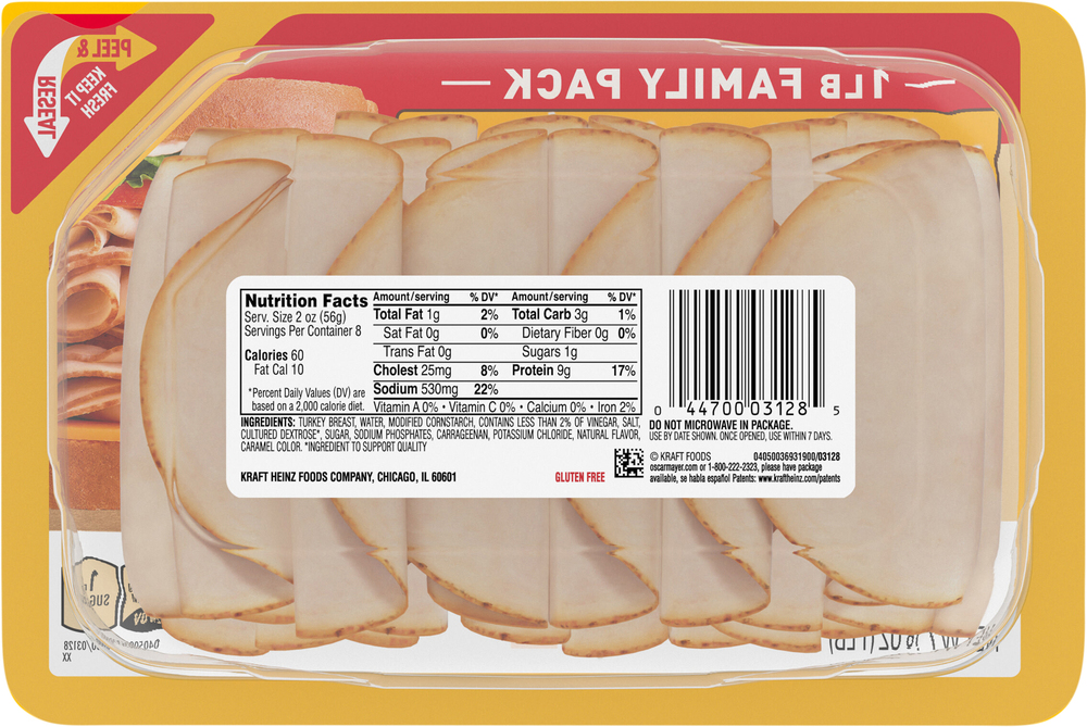 Oscar Mayer Deli Fresh Oven Roasted Turkey Breast - Angola