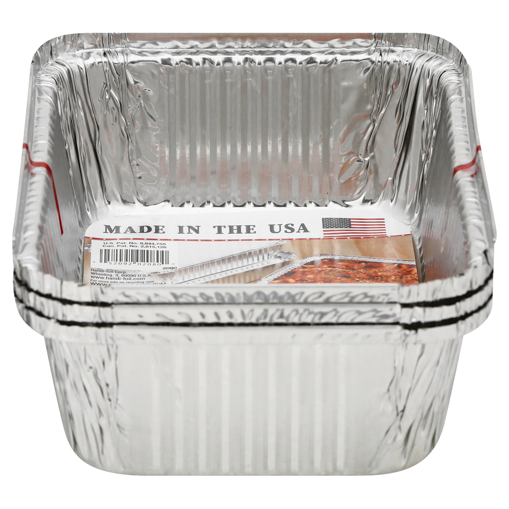 HandiFoil Meal Prep Pans with Board Lids, 3 PackMain