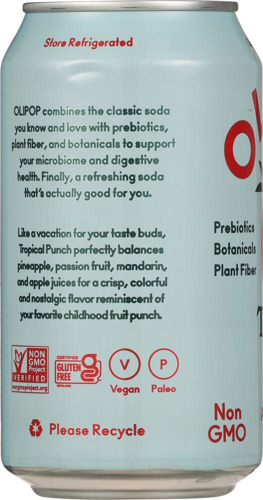 Olipop Tropical Punch Soda